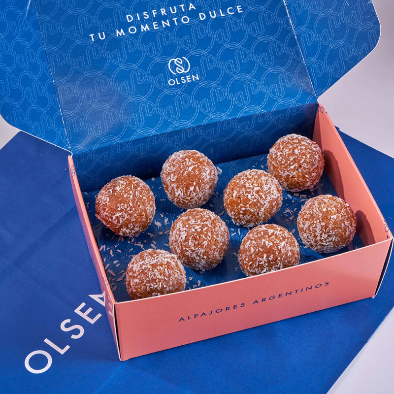 Sándwich Caja 8 trufas de maicena