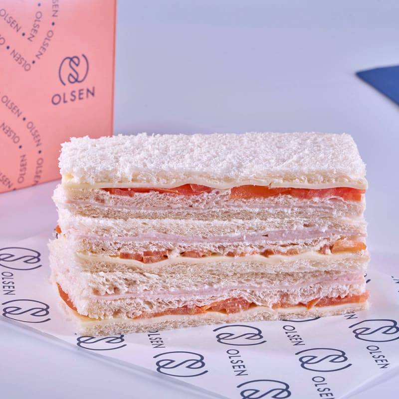 Sándwich Pavo, tomate y queso